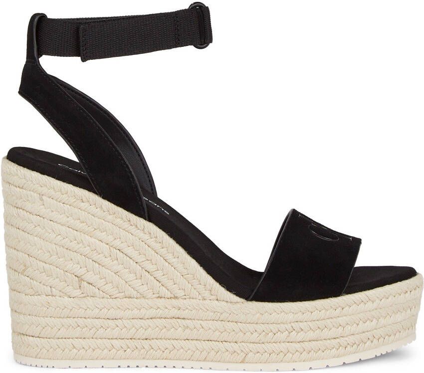 Calvin Klein Sleehaksandaaltjes WEDGE SANDAL SU MG BTW