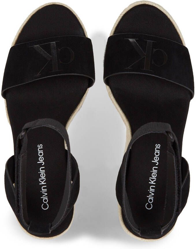 Calvin Klein Sleehaksandaaltjes WEDGE SANDAL SU MG BTW