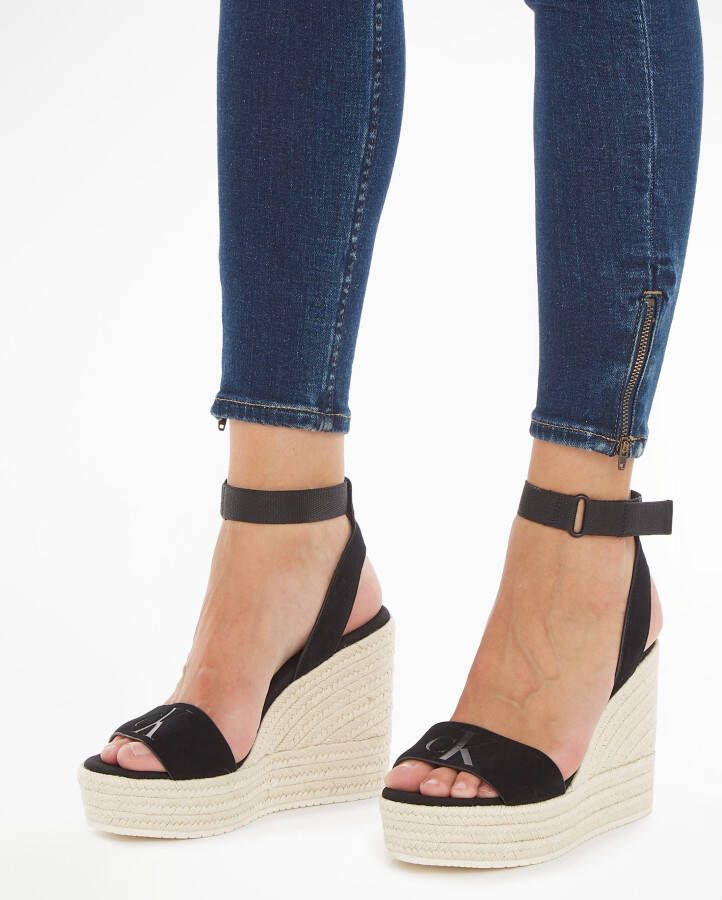 Calvin Klein Sleehaksandaaltjes WEDGE SANDAL SU MG BTW