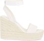 Calvin Klein Multicolor Leren Espadrilles Sandalen White Dames - Thumbnail 3