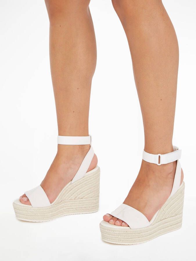 Calvin Klein Sleehaksandaaltjes WEDGE SANDAL SU MG BTW