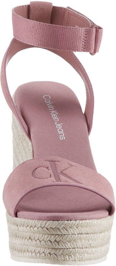 Calvin Klein Sleehaksandaaltjes WEDGE SANDAL SU MG BTW