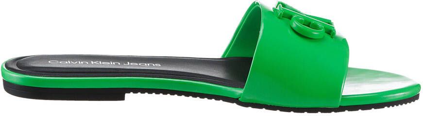 Calvin Klein Slippers FLAT SANDAL SLIDE MG MET