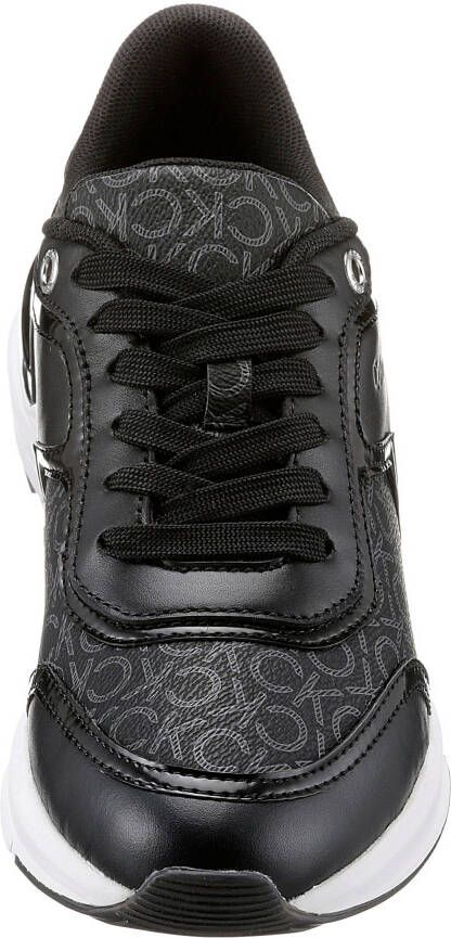 Calvin Klein Sneakers FLEXI RUNNER LACE UP MONO MIX met logo-initialen