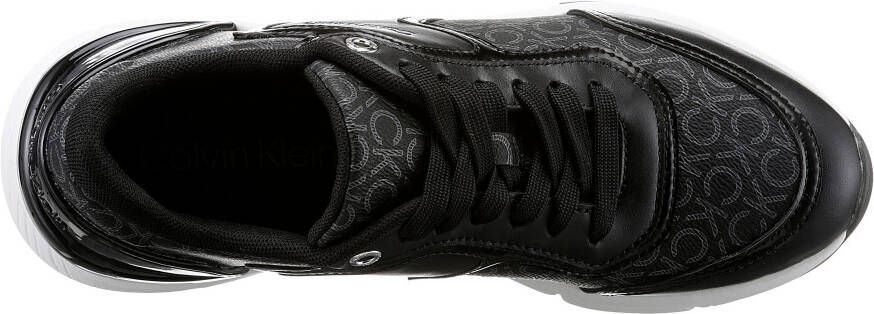 Calvin Klein Sneakers FLEXI RUNNER LACE UP MONO MIX met logo-initialen