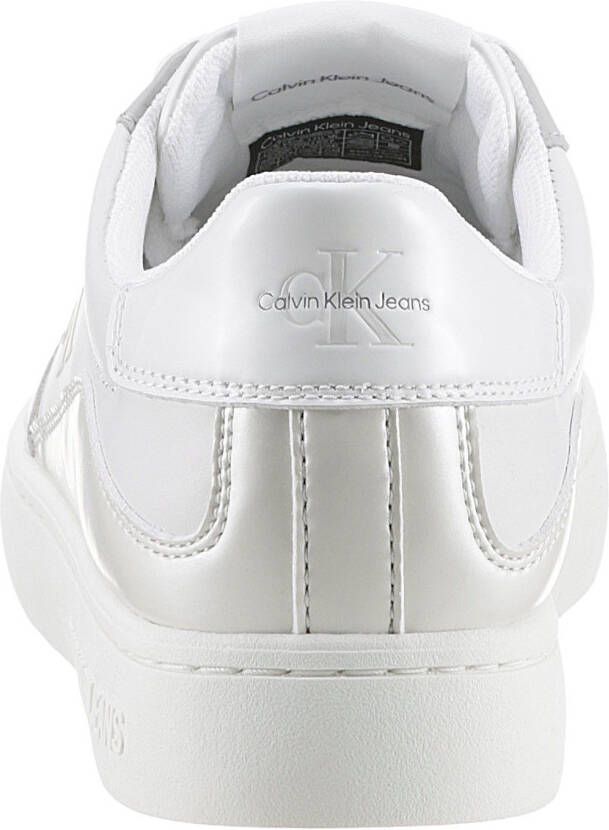 Calvin Klein Sneakers CLASSIC CUPSOLE LOW LACE LTH ML met logo-opdruk vrijetijdsschoen halfschoen veterschoen