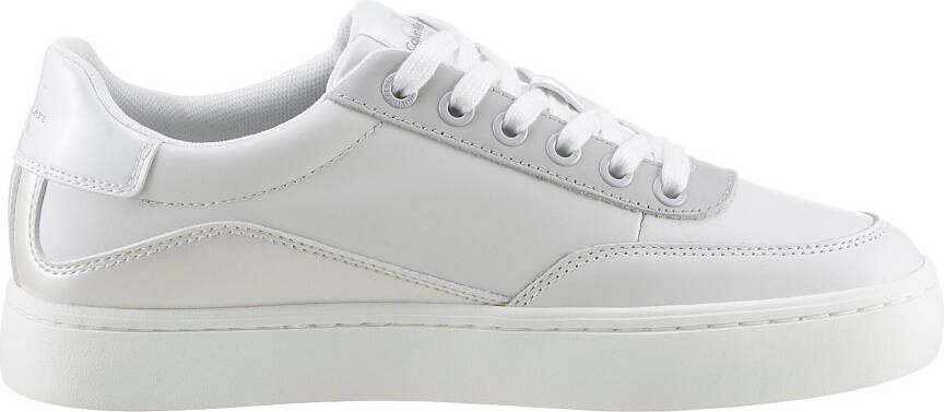 Calvin Klein Sneakers CLASSIC CUPSOLE LOW LACE LTH ML met logo-opdruk vrijetijdsschoen halfschoen veterschoen