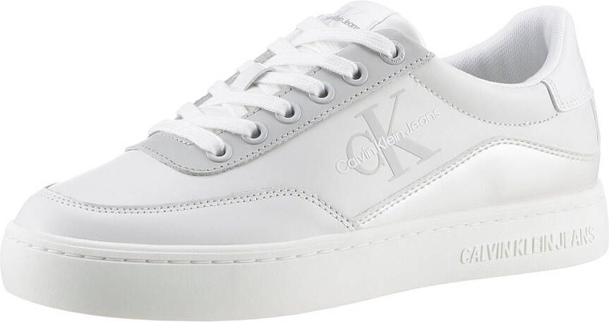 Calvin Klein Sneakers CLASSIC CUPSOLE LOW LACE LTH ML met logo-opdruk vrijetijdsschoen halfschoen veterschoen