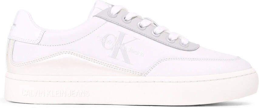 Calvin Klein Sneakers CLASSIC CUPSOLE LOW LACE LTH ML met logo-opdruk vrijetijdsschoen halfschoen veterschoen