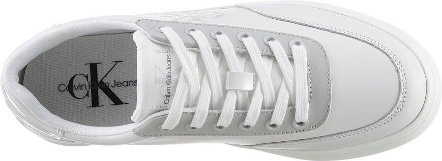 Calvin Klein Sneakers CLASSIC CUPSOLE LOW LACE LTH ML met logo-opdruk vrijetijdsschoen halfschoen veterschoen