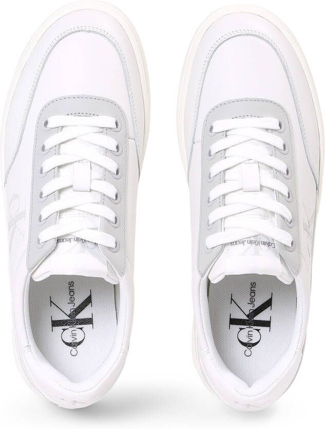 Calvin Klein Sneakers CLASSIC CUPSOLE LOW LACE LTH ML met logo-opdruk vrijetijdsschoen halfschoen veterschoen