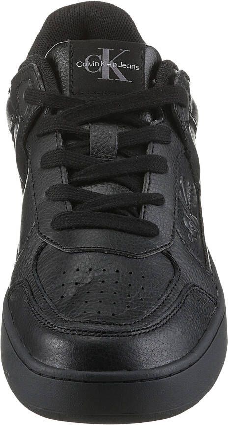 Calvin Klein Sneakers BASKET CUP LOW LACEUP TUMBLED veterschoenen vrijetijdsschoen basket lage schoen met zijlogo