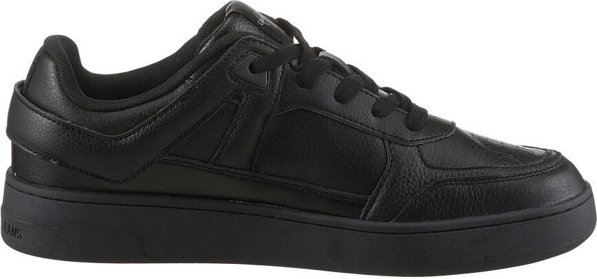 Calvin Klein Sneakers BASKET CUP LOW LACEUP TUMBLED veterschoenen vrijetijdsschoen basket lage schoen met zijlogo