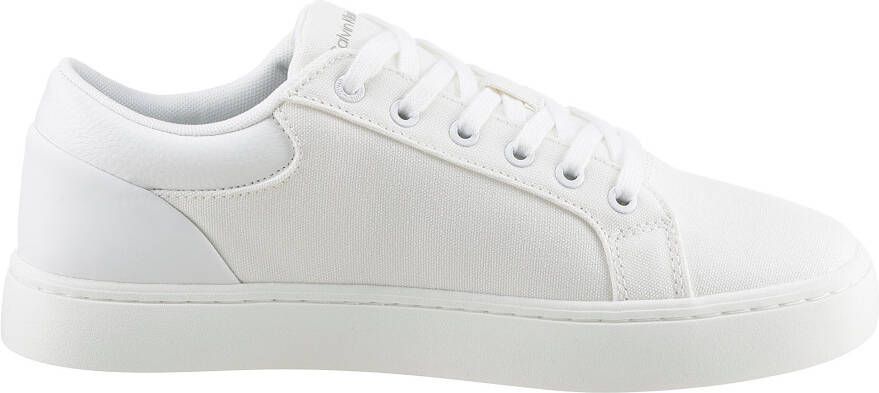 Calvin Klein Sneakers CLASSIC CUPSOLE LOW LTH IN DC met zijlogo vrijetijdsschoen halve schoen veterschoen