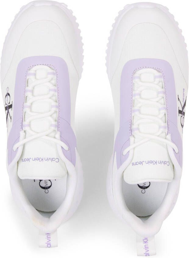 Calvin Klein Sneakers EVA RUNNER LOW LACE MIX ML WN vrijetijdsschoen halfschoen veterschoen met lichte loopzool