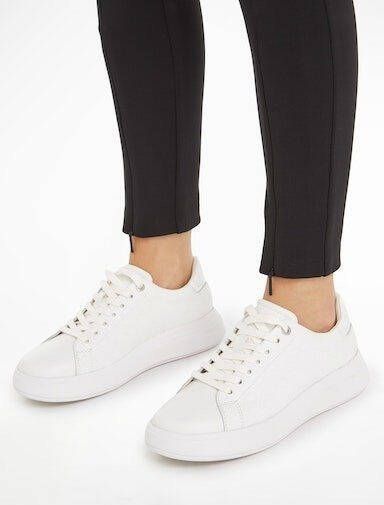 Calvin Klein Sneakers met sleehak RAISED CUPSOLE LACE UP-MONO MIX