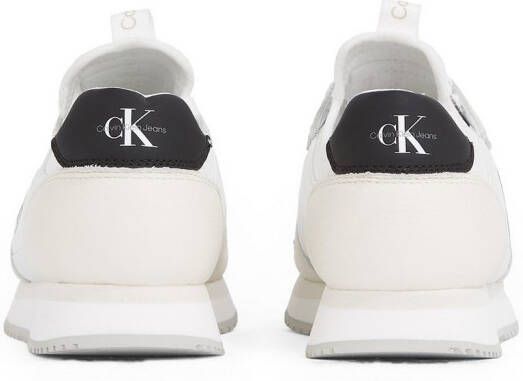 Calvin Klein Sneakers RUNNER SOCK LACEUP ML LTH halfschoen vrijetijdsschoen veterschoen met logo-opdruk