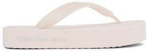 Calvin Klein Teenslippers BEACH SANDAL FLATFORM LOGO voor uitstapjes naar het strand