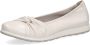 Caprice white casual closed Ballerinass White Dames - Thumbnail 14