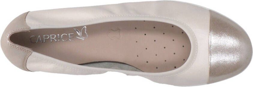 Caprice Ballerina's Loafer slipper feestdagsschoen met lakdetails