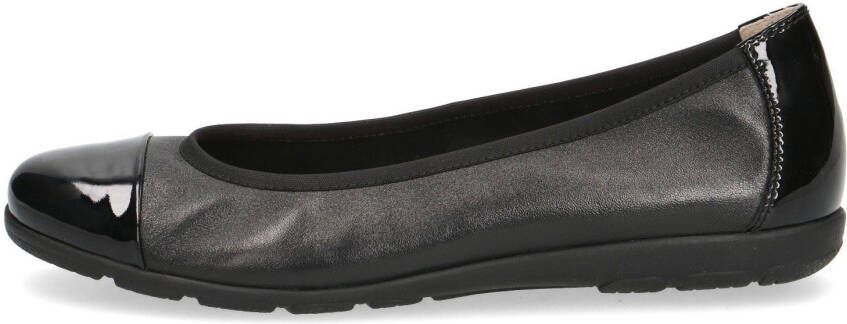 Caprice Ballerina's Loafer slipper feestdagsschoen met lakdetails