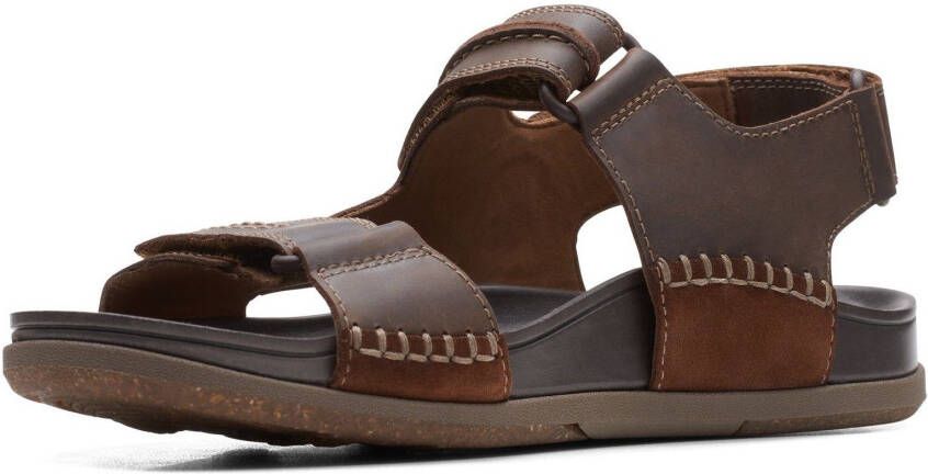 Clarks Sandalen met praktische klittenbandsluitingen