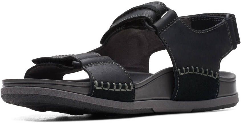 Clarks Sandalen met praktische klittenbandsluitingen