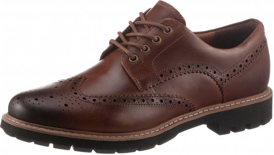 Clarks Schoenen met perforatie Batcombe Wing met zacht verdikte binnenzool