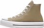 Converse Chuck Taylor All Star Lift Platform Sneakers Dames Groen - Thumbnail 8