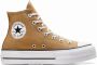 Converse Chuck Taylor All Star Lift Platform Hoge sneakers Dames Bruin - Thumbnail 18