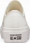 Converse Chuck Taylor All Star Lift Platform Mono Lage sneakers Dames Wit - Thumbnail 12