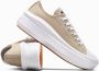 Converse Chuck Taylor All Star Move Low Lage sneakers Dames Beige - Thumbnail 7