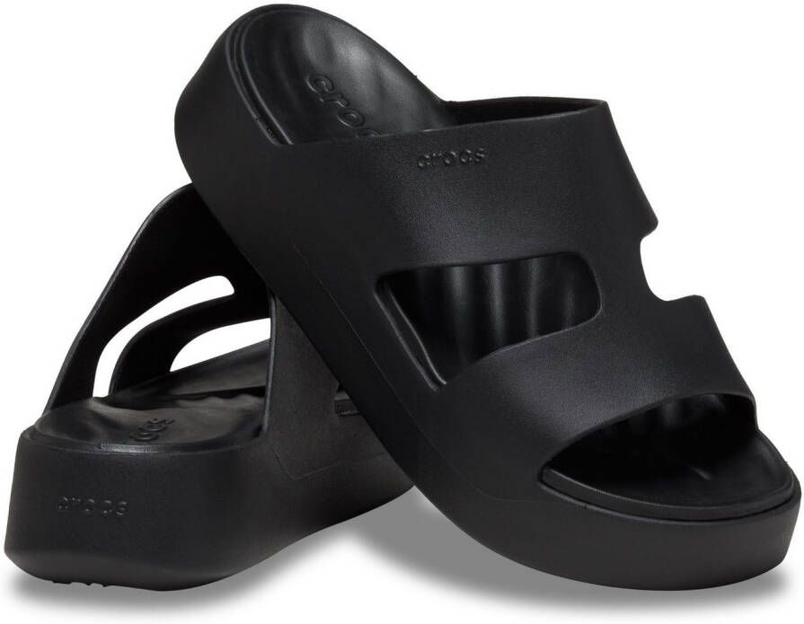 Crocs Badslippers Getaway Platform H-Strap zomerschoen slippers badschoen poolslides zachte binnenzool