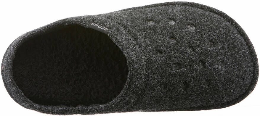 Crocs Pantoffels Classic instappers met behaaglijk zachte binnenzool van warme voering