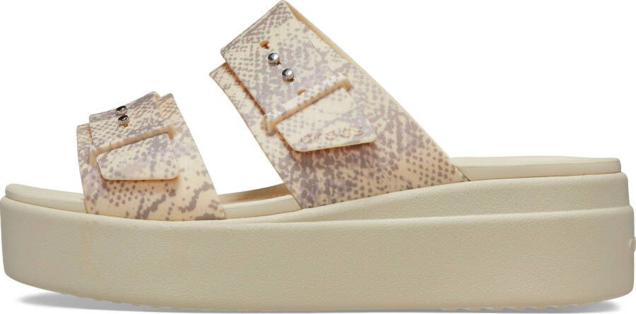 Crocs Sleehakmuiltjes Brooklyn Snake Low Wedge