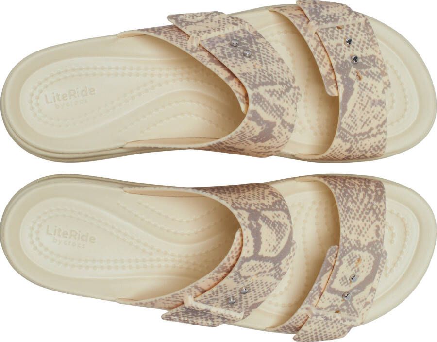 Crocs Sleehakmuiltjes Brooklyn Snake Low Wedge