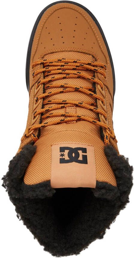 DC Shoes Sneakerboots PURE HIGH-TOP WC WNT Winterschoenen winterlaarzen veterschoenen wintersneakers gevoerd