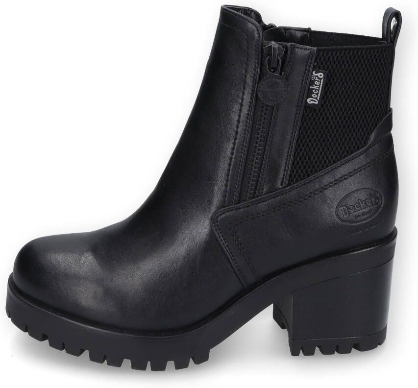 Dockers by Gerli Laarsjes Plateau laarzen boots chelseaboots met blokhak