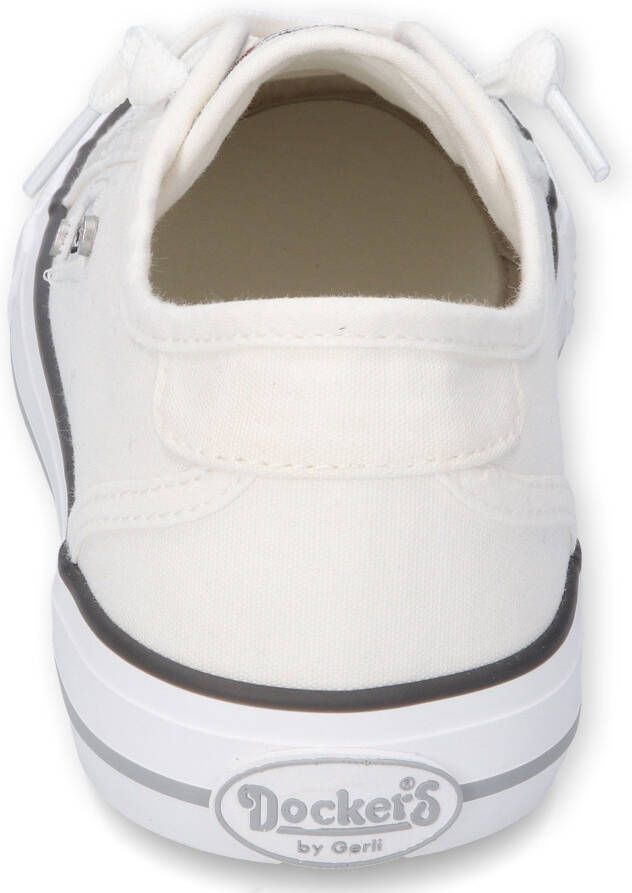 Dockers by Gerli Slip-on sneakers Sneaker slip-on schoen vrijetijdsschoen met elastische versierband - Foto 2