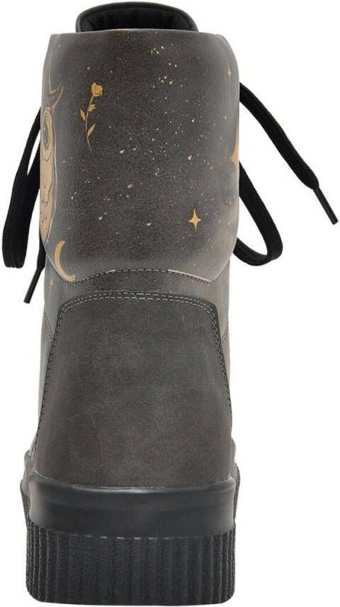 DOGO Hoge veterschoenen Future Boots Owl Family met leuk uilmotief