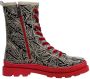 DOGO Hoge veterschoenen Gisele Boots Good met contrastkleurige zool - Thumbnail 5