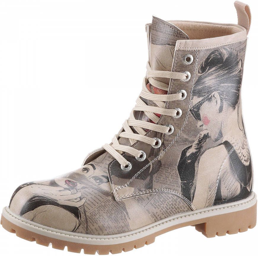 DOGO hoge veterschoenen Go Back To Being Yourself