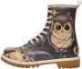 DOGO Hoge veterschoenen Owls Family - Thumbnail 2