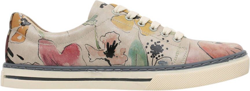 DOGO Veterschoenen A Pair of Doves vegan met kleurrijke print