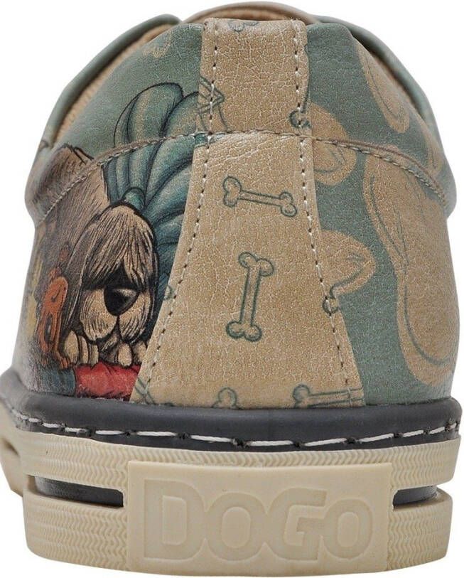 DOGO Veterschoenen Sleeping Dogs vegan met hondenmotief