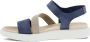 ECCO Flowt W Sandalen blauw Leer Dames - Thumbnail 56