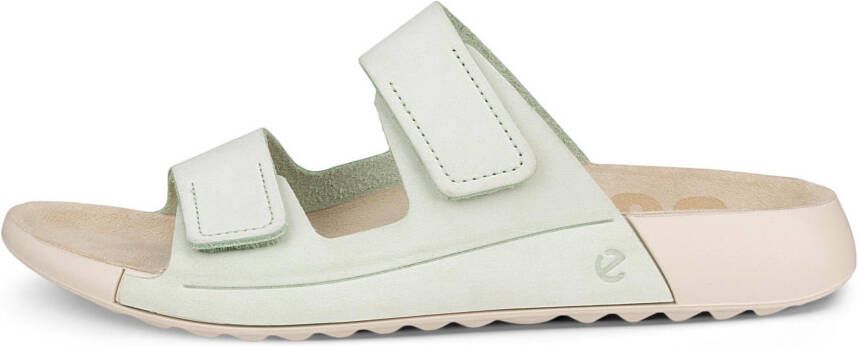 Ecco Slippers COZMO zomerschoen slippers met twee klittenbandsluitingen