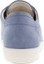 ECCO Soft 2.0 W Veterschoenen blauw Nubuck Dames - Thumbnail 9