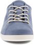 ECCO Soft 2.0 W Veterschoenen blauw Nubuck Dames - Thumbnail 10