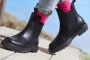 Elbsand Laarsjes Chelsea laarzen instaplaarzen bikerboots van leer - Thumbnail 7